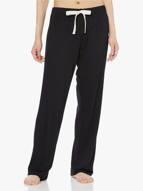 Boody Goodnight Sleep Pants Black Large New Bamboo Jersey Fabric
